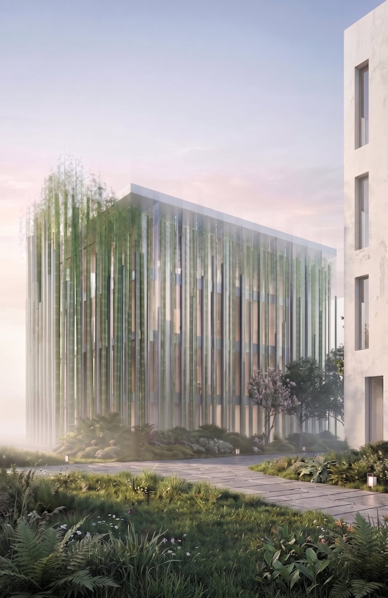 Bamboo Office a Changzhou — edificio per uffici bioclimatico