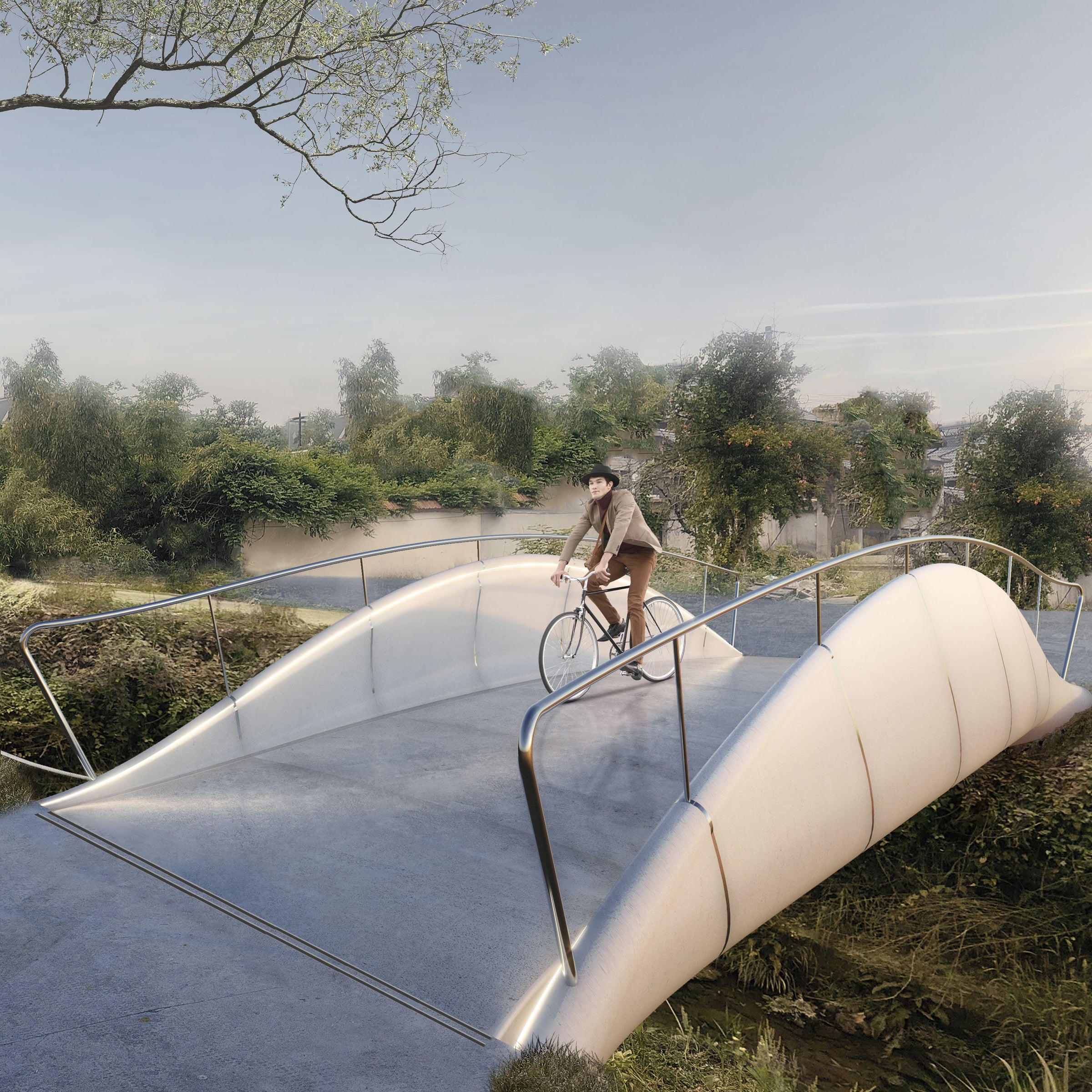 FLOWIN' FOOTBRIDGE – 3D-Printed Design – Barberio Colella Architetti