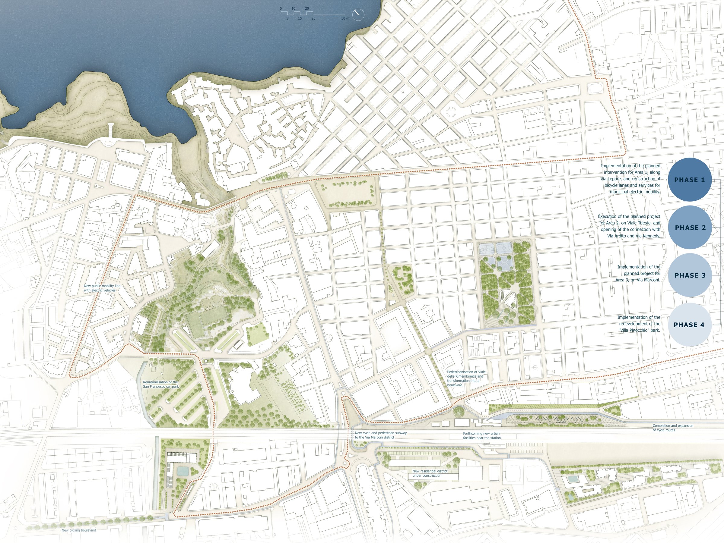 Polignano a Mare Urban Regeneration Masterplan