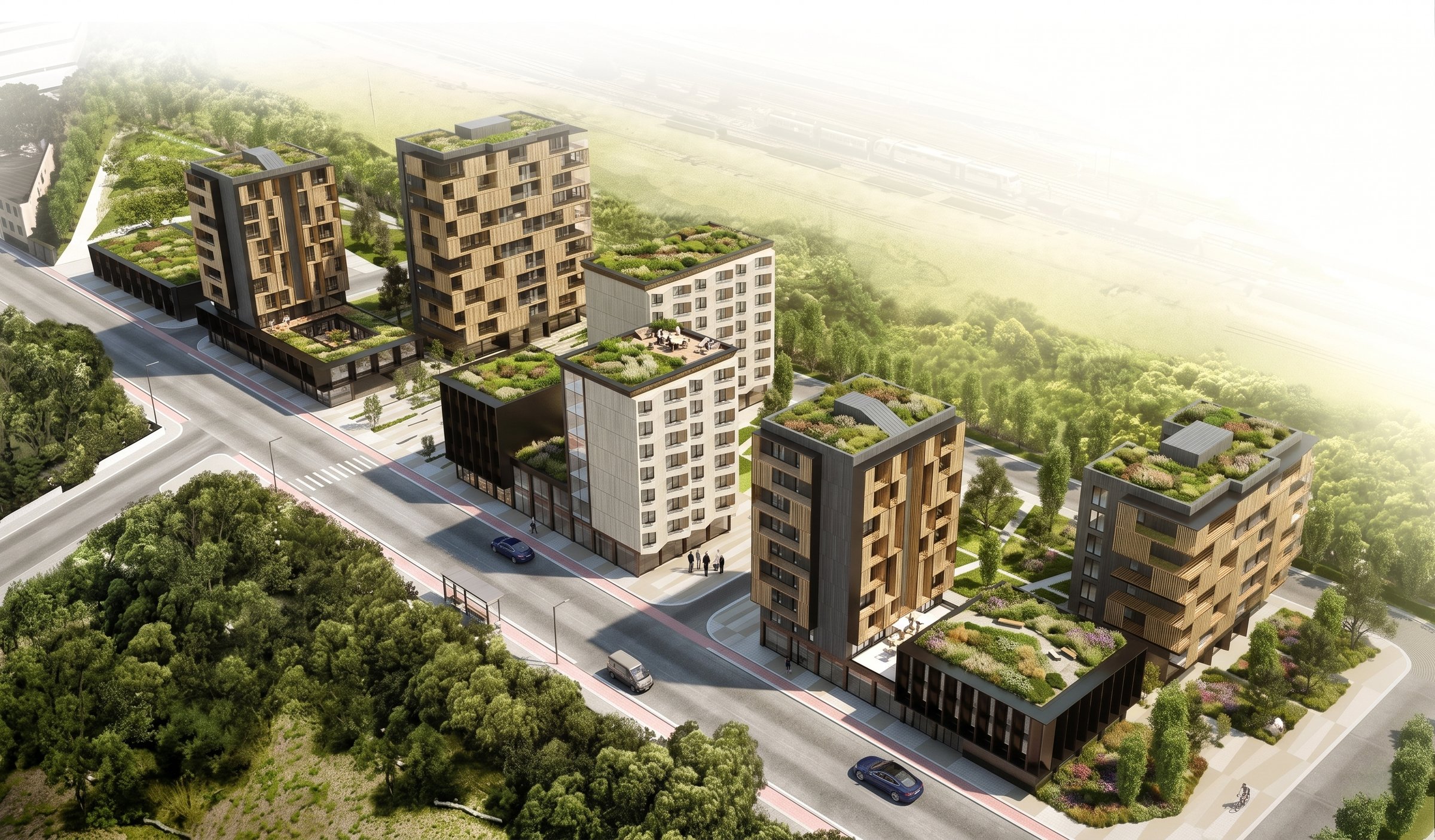 Vista aerea masterplan ROGO/RE-DO Rogoredo Milano