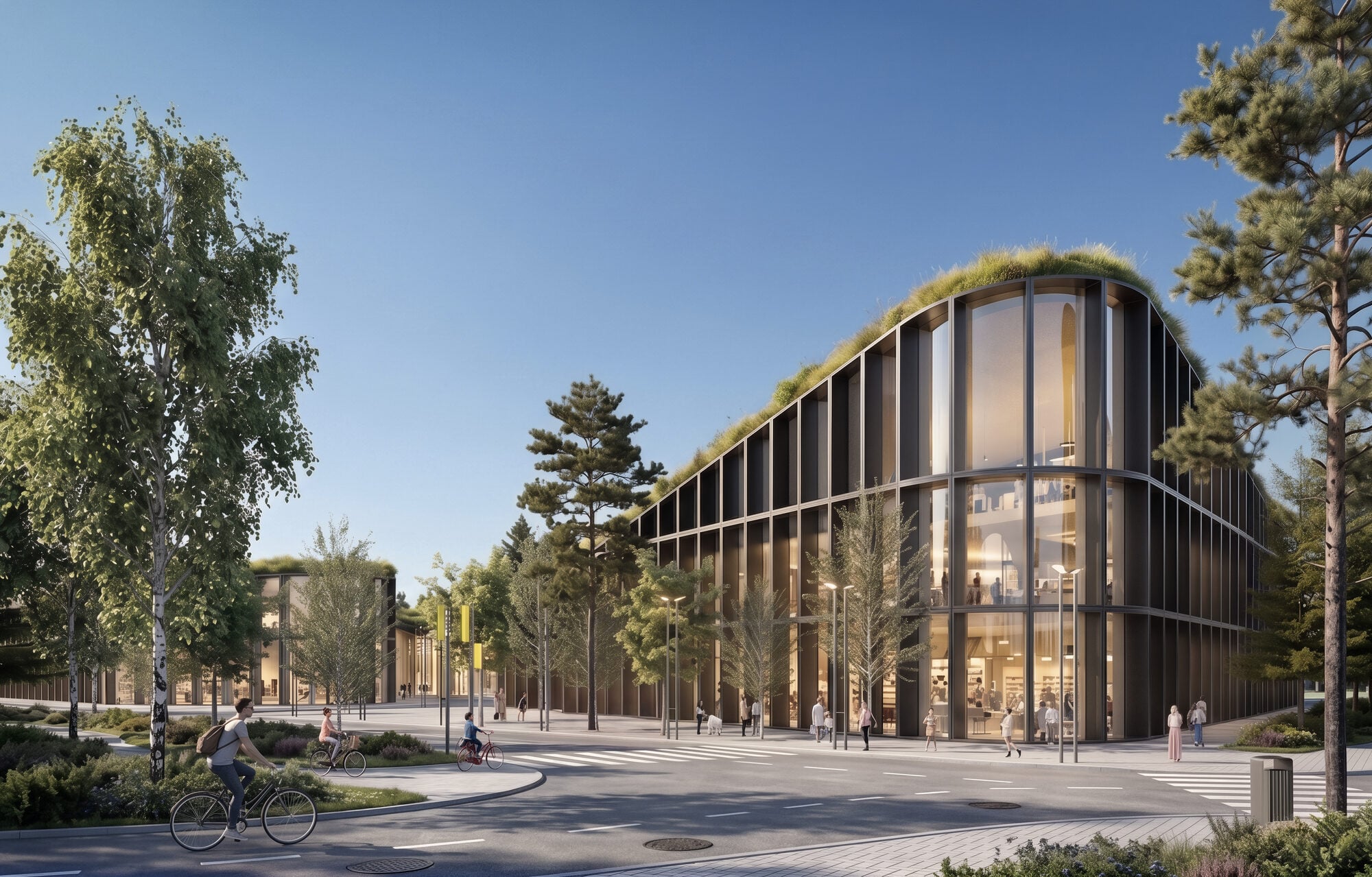 Soglia commerciale a nord del masterplan di Vantaa